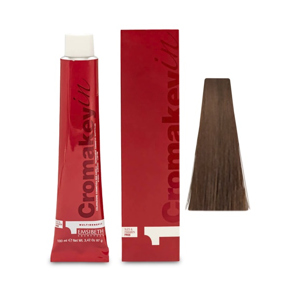 Emsibeth Крем-Краска Cromakey-In Multibenefit, 6,34 Dark Golden Copper Blonde Темно-Золотой Медный Блонд, 100 мл купить - 0