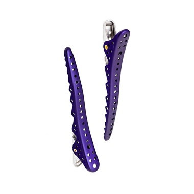 Y.S.Park Парикмахерские зажимы для волос Shark Clip YS-11*2 2 шт. фиолетовый металлик купить