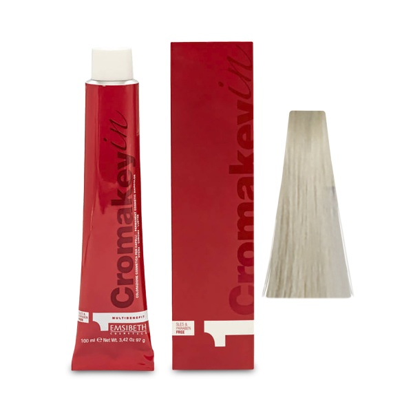 Emsibeth Крем-Краска Cromakey-In Multibenefit, 101 Very Light Ash Extrablonde Очень Светлый Пепельный Эктсраблонд, 100 мл купить - 0