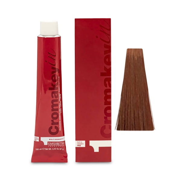 Emsibeth Крем-Краска Cromakey-In Multibenefit, 8,43 Multibenefitlight Copper Golden Blonde Светло-Медный Золотой Блонд, 100 мл купить - 0