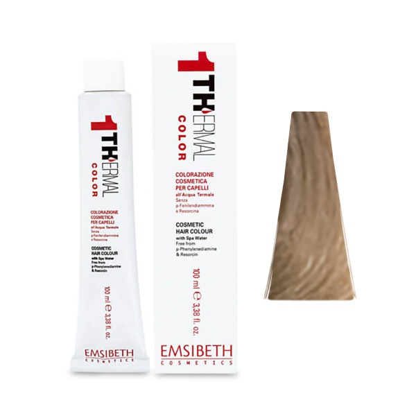 Emsibeth Краска для волос, 9,81 Thermal Color Toffee Blonde Ириска Блондинка, 100 мл купить - 0
