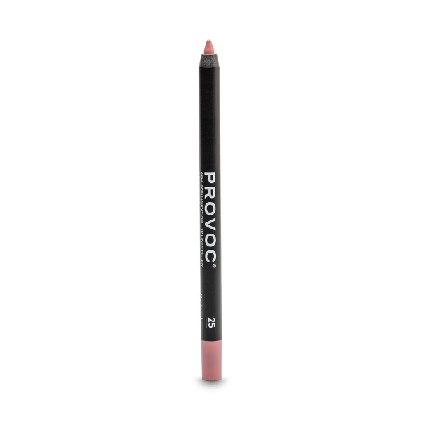 Provoc Полуперманентный гелевый карандаш для губ Gel Lip Liner, 025 Read My Lips розово-бежевый, 1.2 гр купить - 0