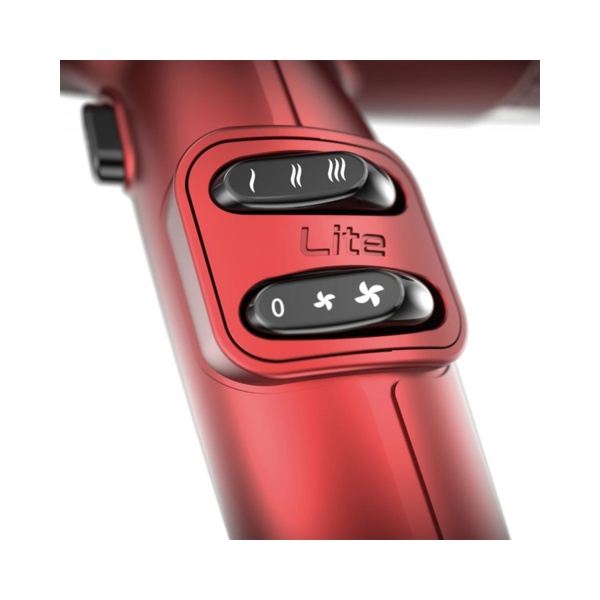 Ga.Ma Professional Электрофен для волос IQ LiteMax, красный, 1700 Вт купить - 0