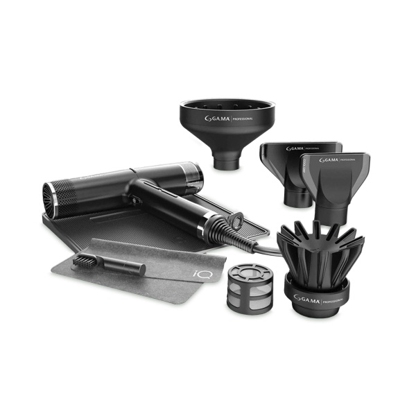 Ga.Ma Professional Электрофен для волос IQ3 Perfetto, черный, 1600 Вт купить - 0