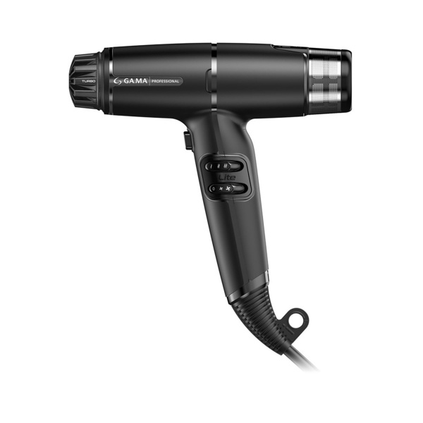 Ga.Ma Professional Электрофен для волос IQ LiteMax, черный, 1700 Вт купить - 0
