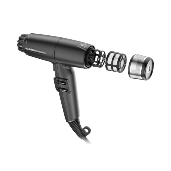 Ga.Ma Professional Электрофен для волос IQ LiteMax, черный, 1700 Вт купить - 0