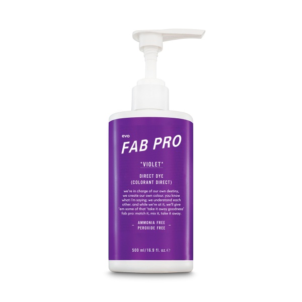 Fab Pro by evo Пигмент-гель Direct Dye, Фиолетовый Violet, 500 мл купить - 0