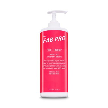 Fab Pro by evo Пигмент-гель Direct Dye, Красный Red, 500 мл купить