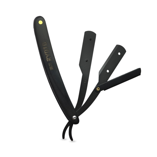 Ryoto Шаветка-опасная бритва SH-W black, деревянная ручка, черная купить - 0