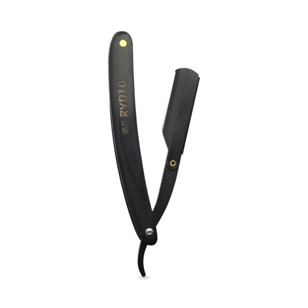 Ryoto Шаветка-опасная бритва SH-W black, деревянная ручка, черная купить - 0