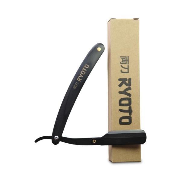 Ryoto Шаветка-опасная бритва SH-W black, деревянная ручка, черная купить - 0