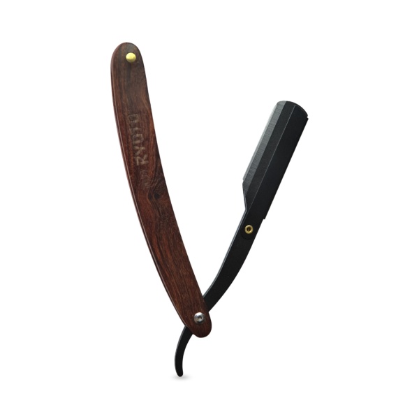 Ryoto Шаветка-опасная бритва SH-W brown, деревянная ручка, коричневая купить - 0