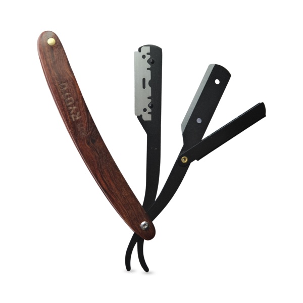 Ryoto Шаветка-опасная бритва SH-W brown, деревянная ручка, коричневая купить - 0