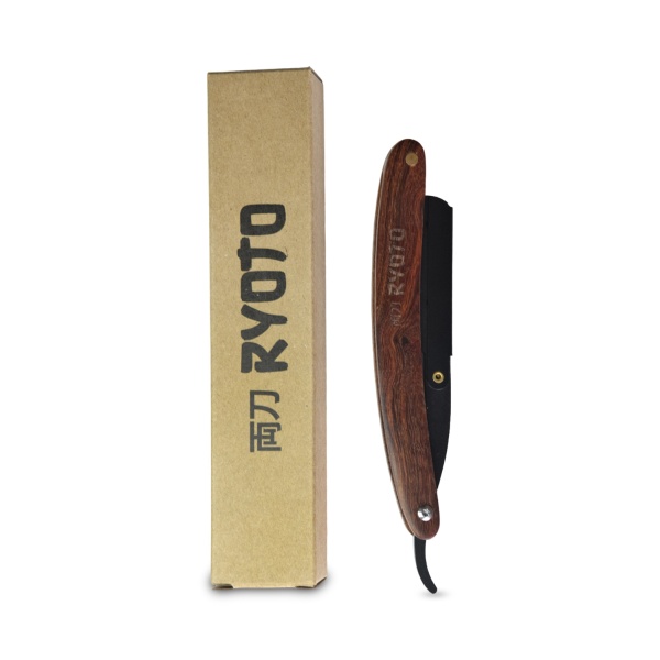 Ryoto Шаветка-опасная бритва SH-W brown, деревянная ручка, коричневая купить - 0