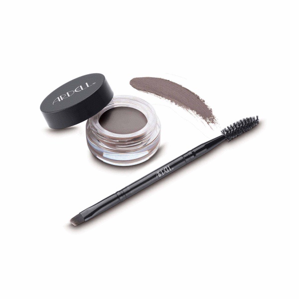 Ardell Влагостойкая помада для бровей с кистью Brow Pomade, Dark brown темно-коричневый, 3 гр купить - 0