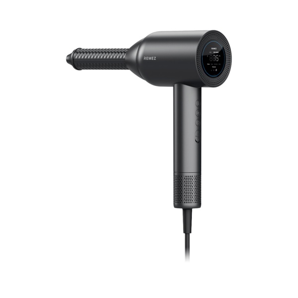 Remez Фен-Стайлер с персональной настройкой температуры Model S, 5 насадок, Аксессуары, графит, 1600 Вт купить - 0