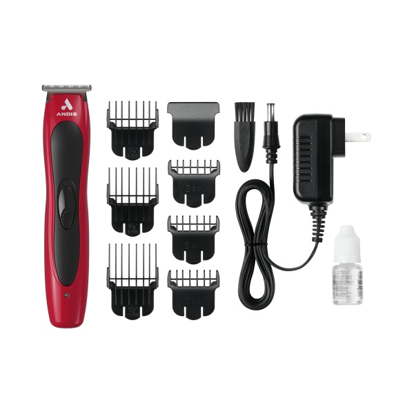 Andis Триммер для стрижки волос Versa TRIM, 6 насадок, красный купить - 0