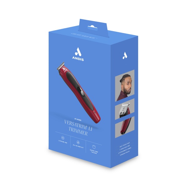 Andis Триммер для стрижки волос Versa TRIM, 6 насадок, красный купить - 0