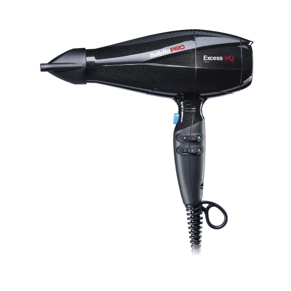 BaByliss Pro Фен Excess HQ, 2 насадки, 2600 Вт, черный купить - 0