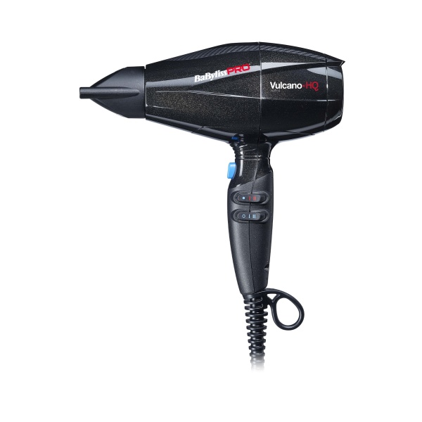 BaByliss Pro Фен Vulcano HQ, ионизация, 2 насадки, 2400 Вт, черный купить - 0