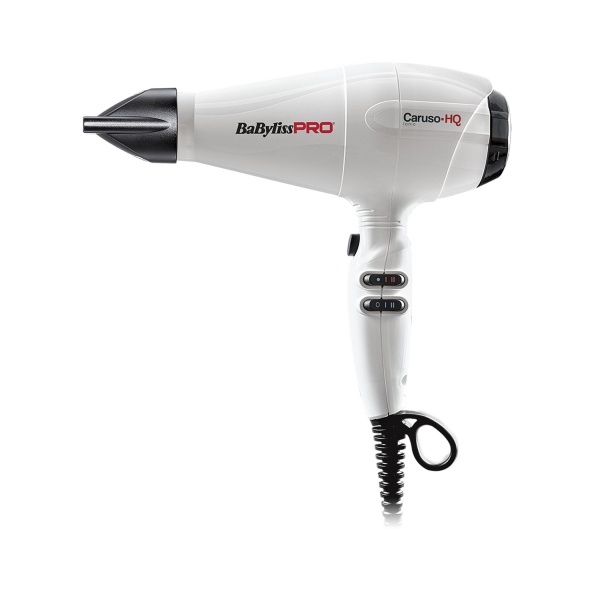 BaByliss Pro Фен Caruso HQ, ионизация, 2 насадки, 2400 Вт, белый купить - 0