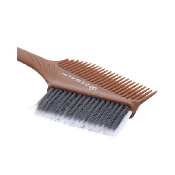 Dewal Pro Кисть для окрашивания, прямая щетина разной длины, широкая 55 мм, коричневая купить - 0