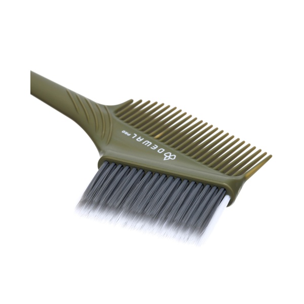 Dewal Pro Кисть для окрашивания, прямая щетина разной длины, широкая 55 мм, зеленая купить - 0