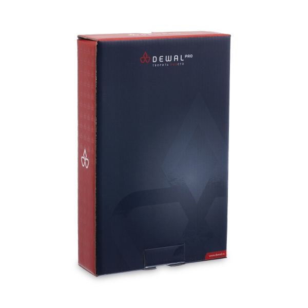 Dewal Pro Зеркало настольное прямоугольное, пластик, одностороннее, черное, 22х14 см купить - 0