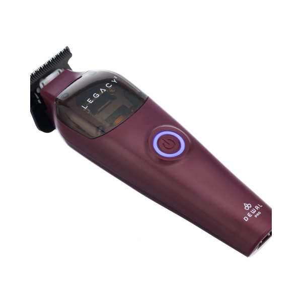 Dewal Pro Машинка окантовочная для волос Legacy2, аккум\сеть, 10000-13000 об\мин, нож 40 мм, 0,1 мм, бордовый купить - 0