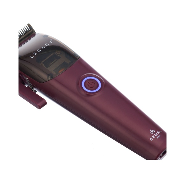 Dewal Pro Машинка окантовочная для волос Legacy2, аккум\сеть, 10000-13000 об\мин, нож 40 мм, 0,1 мм, бордовый купить - 0