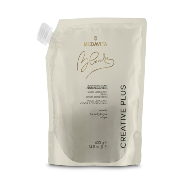 Medavita Обесцвечивающая пудра до 6-7 тонов для создания специальных эффектов Blondie, 400 гр купить - 0