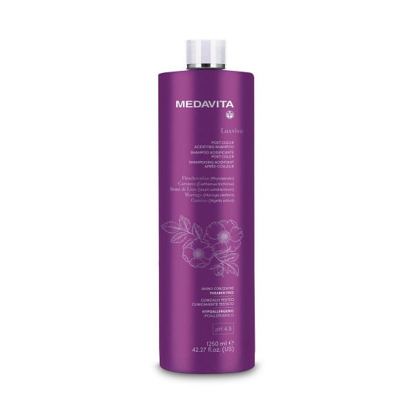 Medavita Окисляющий шампунь после окрашивания Luxviva, 1250 мл купить - 0