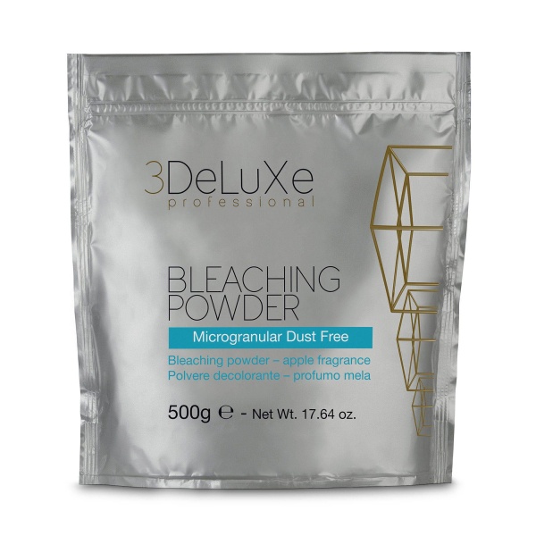 3Deluxe Professional Осветляющая пудра Bleaching Powder, Blue голубая, 500 гр купить - 0