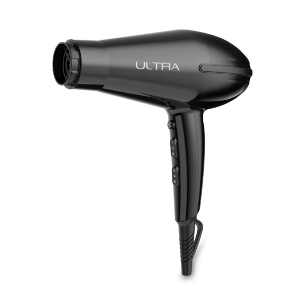 Ga.Ma Professional Фен Salon Exclusive Ultra, 2200 Ватт, 2 насадки и диффузор в комплекте, черный купить - 0