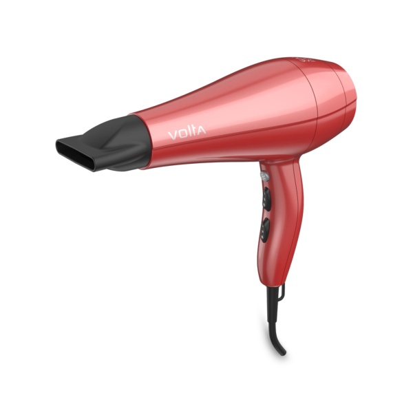 Ga.Ma Salon Exclusive Фен Volta, 2300 Ватт, 2 насадки и диффузор в комплекте, красный купить - 0
