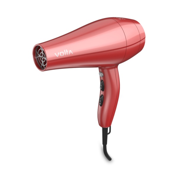 Ga.Ma Salon Exclusive Фен Volta, 2300 Ватт, 2 насадки и диффузор в комплекте, красный купить - 0