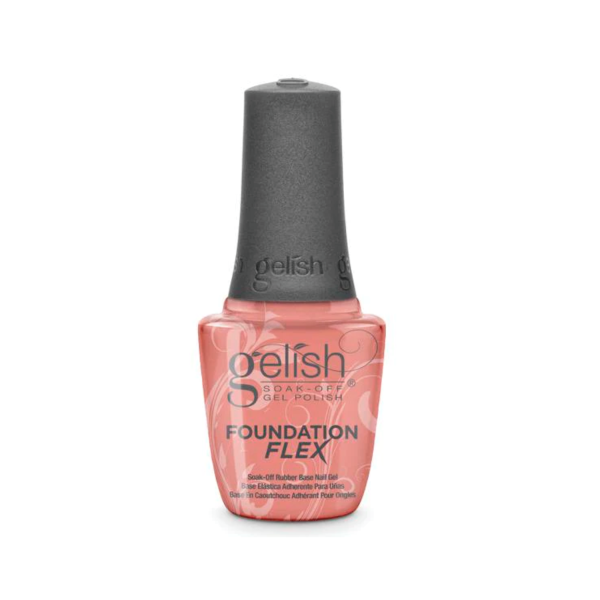 Gelish База камуфлирующая каучуковая Foundation Flex Cover Rubber Base Gel, бежевая Beige, 15 мл купить - 0