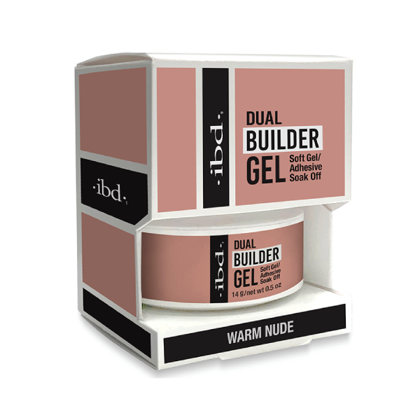 ibd Мягкий конструирующий гель Led/UV Dual Builder Gel Warm Nude, 14 мл купить - 0