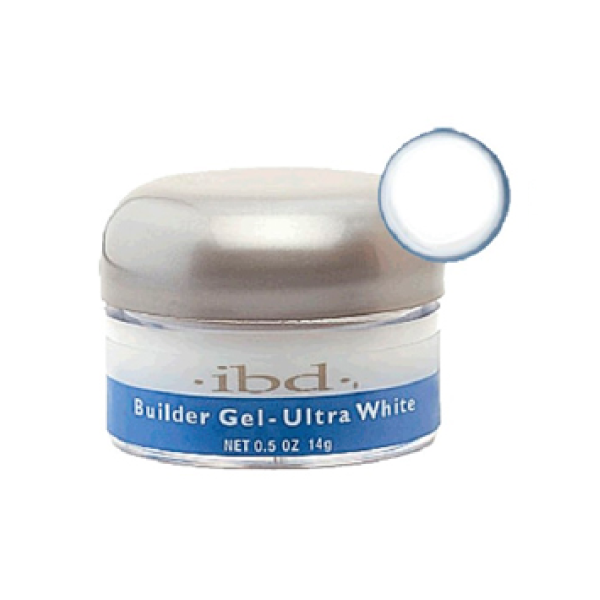 ibd Конструирующий гель UV Builder Gel, ультра-белый Ultra White, 14 гр купить - 0