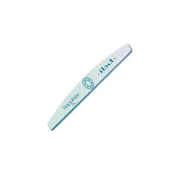 ibd Пилка для искусственных ногтей Sapphire File, 150/150 грит, 10 шт купить - 0