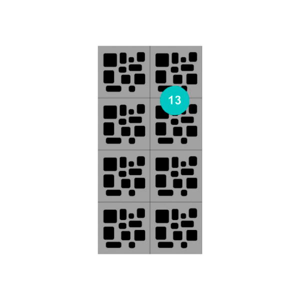 Aeropuffing Набор из 2-х трафаретов, 013 суперэллипсы + 040 френч купить - 0