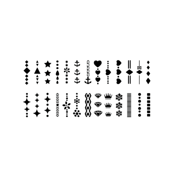 Aeropuffing Пластина для стемпинга Stamping Plate, A-22 значки купить - 0