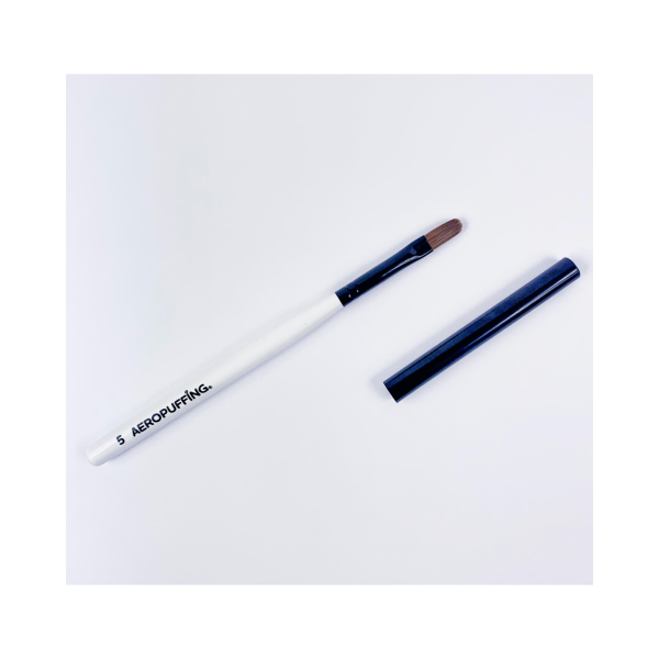 Aeropuffing Кисть овальная из соболя для геля и акригеля, № 5 купить - 0