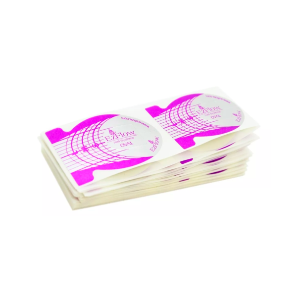 EzFlow Овальные одноразовые формы Oval Nail Forms, 100 шт купить - 0