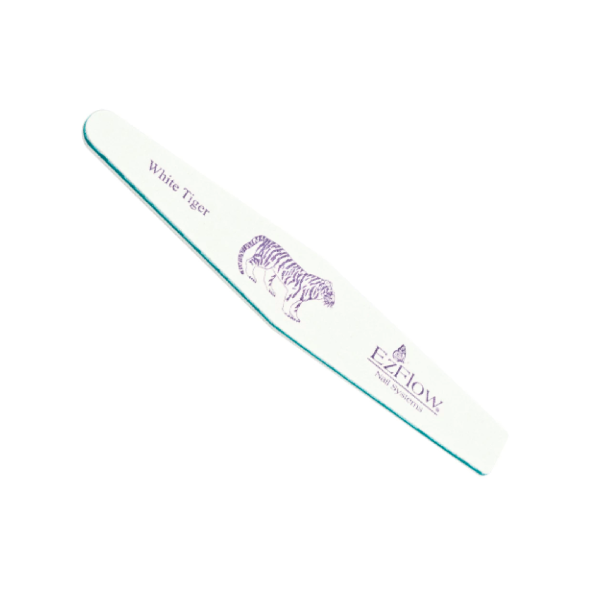 EzFlow Пилка для искусственных ногтей White Tiger®, 100/100 грит, 5 шт купить - 0