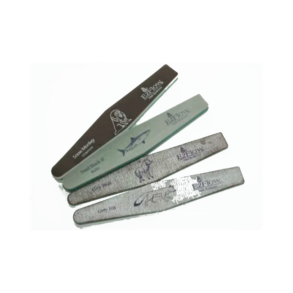 EzFlow Набор из 4-х пилок для искусственных и натуральных ногтей: Лиса, Волк, Тигр, Акула купить - 0