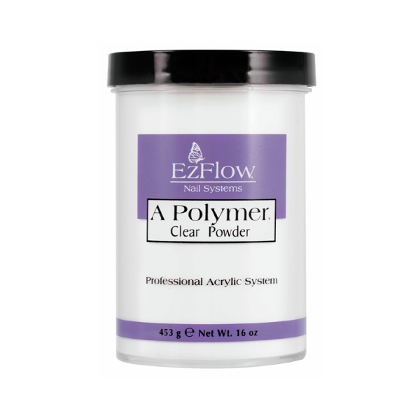 EzFlow Акриловая пудра A-Polymer® Acrylic Powder, Прозрачная Clear, 453 гр купить - 0