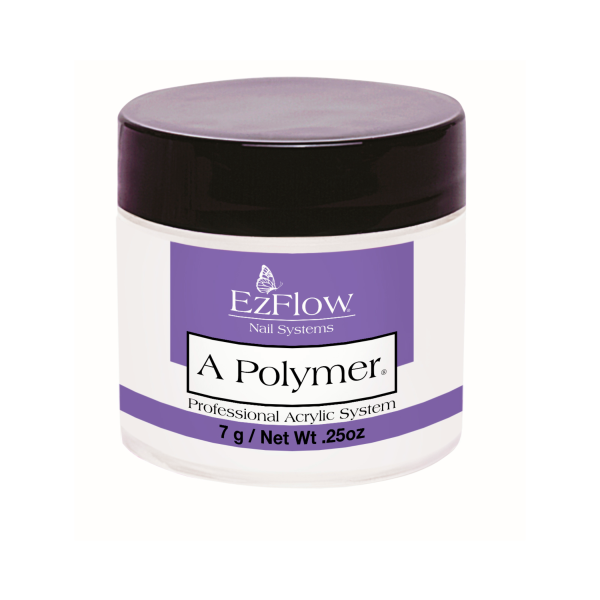 EzFlow Акриловая пудра A-Polymer® Acrylic Powder, White Белая, 7 гр купить - 0