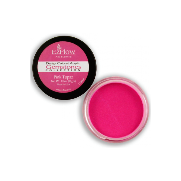 EzFlow Акриловая пудра для дизайна, #GS106 Pink Topaz/Розовый топаз, 14 гр купить - 0