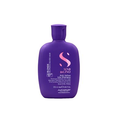AlfaParf Milano Professional Шампунь тонирующий антижёлтый Anti-Yellow Low Shampoo, 250 ml купить
